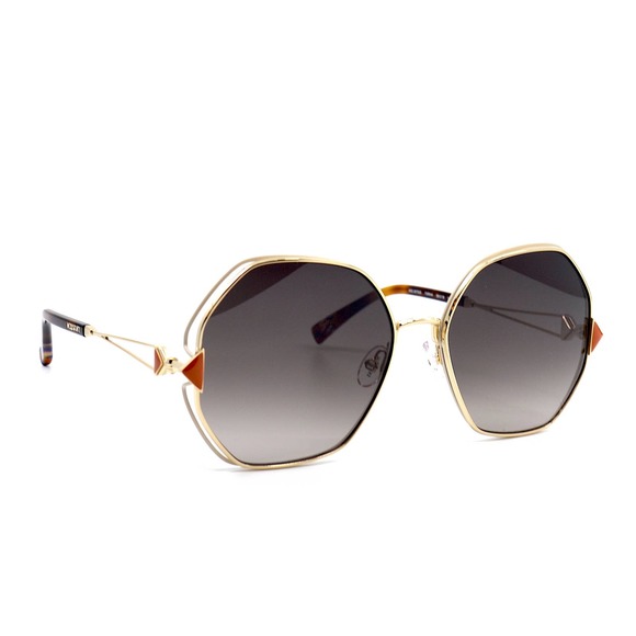 MISSONI MIS 0075/S Y3R GOLD IVORY BROWN GRADIENT AUTHENTIC SUNGLASSES - Picture 4 of 13